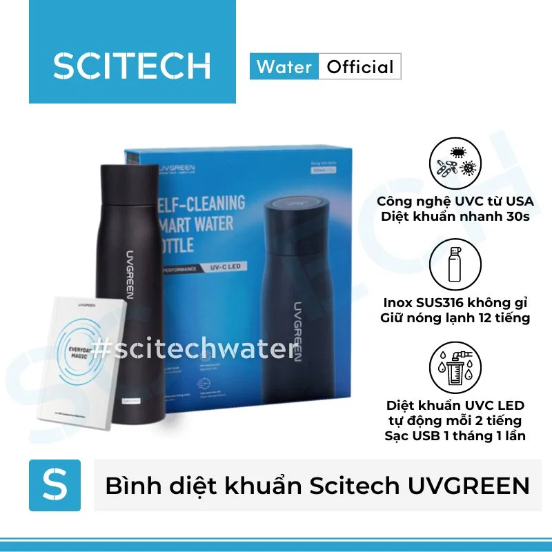 binh nuoc giu nhiet diet khuan scitech uvgreen 500ml