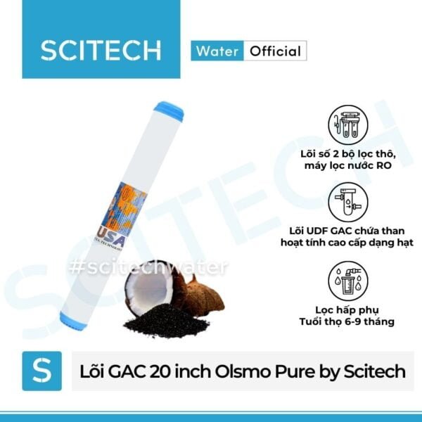Lõi UDF GAC 20 inch Olsmo Pure by Scitech