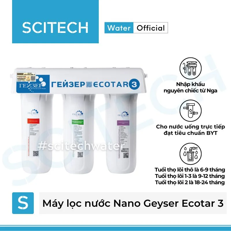 may loc nuoc nano geyser ecotar 3