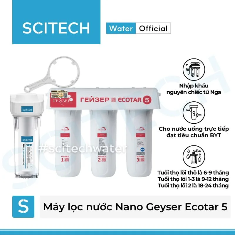 may loc nuoc nano geyser ecotar 5