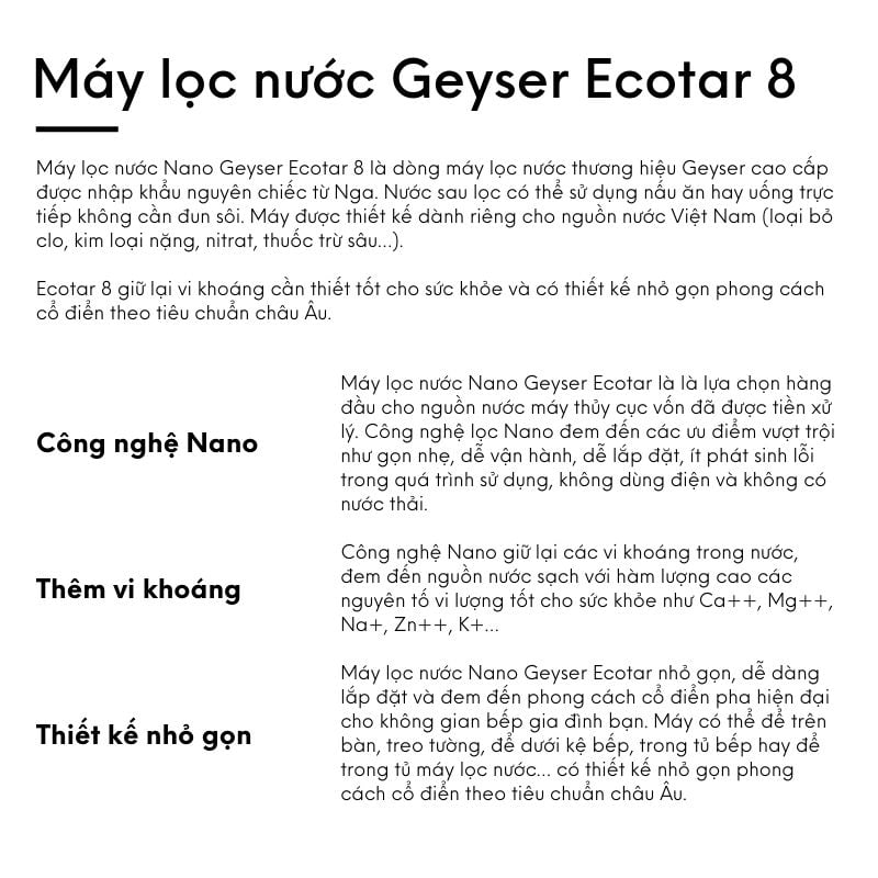may loc nuoc nano geyser ecotar 8