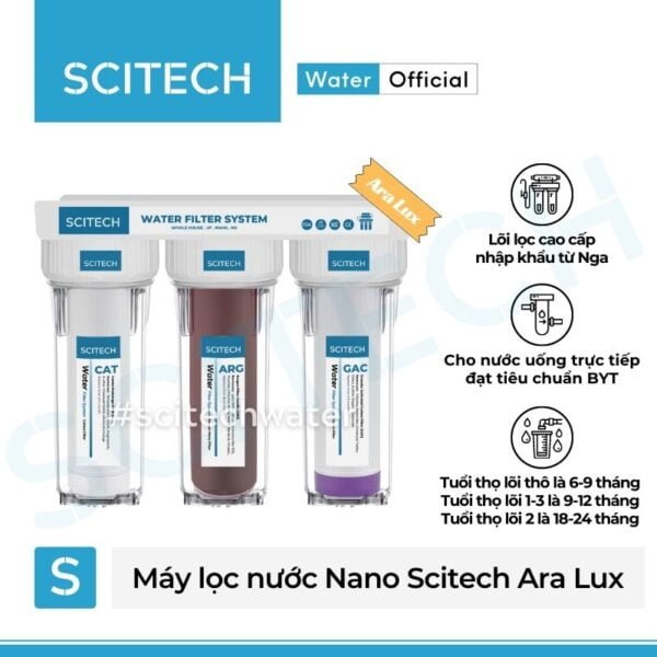 may loc nuoc nano scitech ara lux