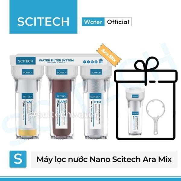 may loc nuoc nano scitech ara mix