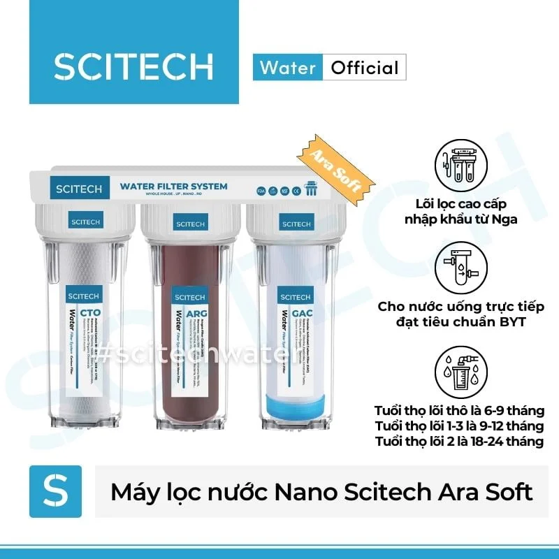 may loc nuoc nano scitech ara soft