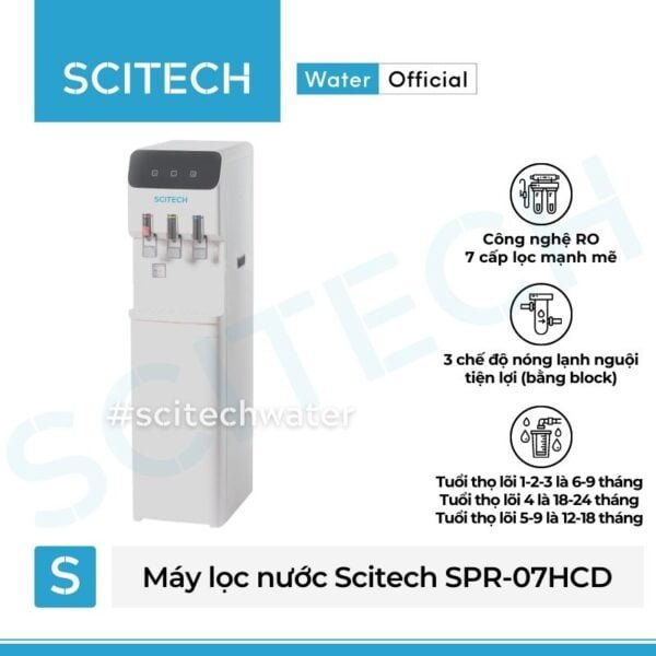 may loc nuoc nong lanh nguoi scitech spr-07hcd