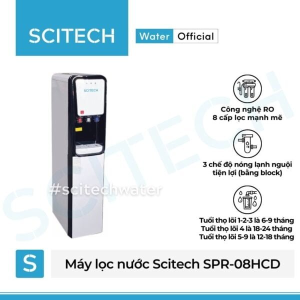 may loc nuoc nong lanh nguoi scitech spr-08hcd