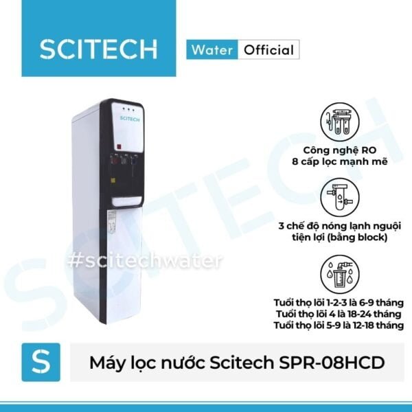 may loc nuoc nong lanh nguoi scitech spr-08hcd