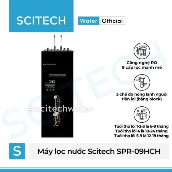 may loc nuoc nong lanh nguoi scitech spr-09hch