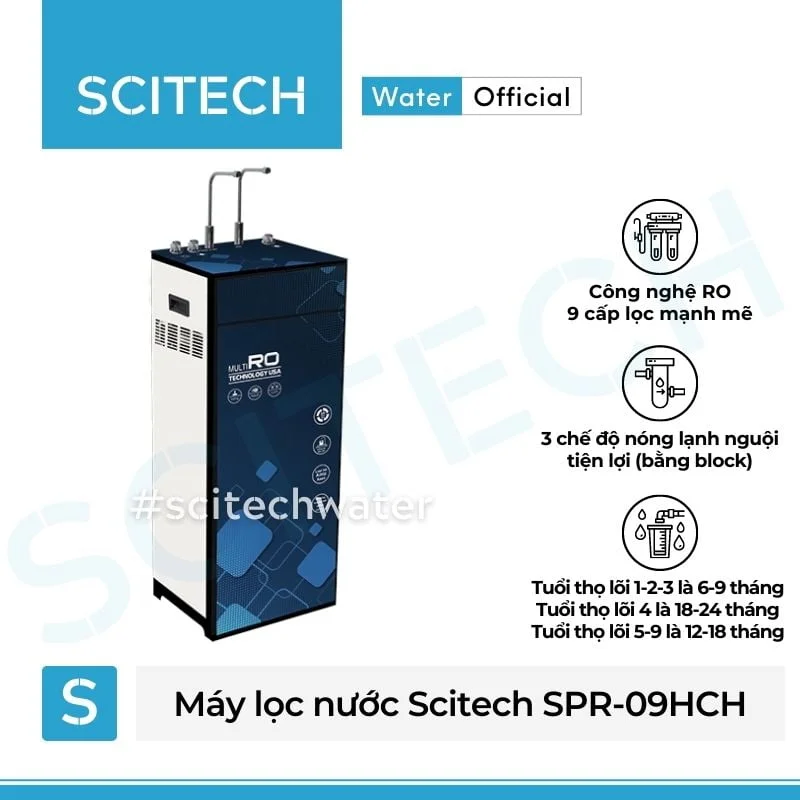 may loc nuoc nong lanh nguoi scitech spr-09hch
