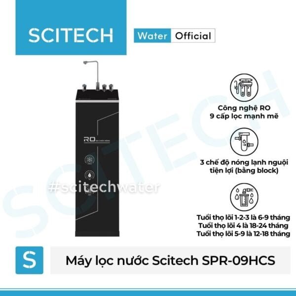 may loc nuoc nong lanh nguoi scitech spr-09hcs