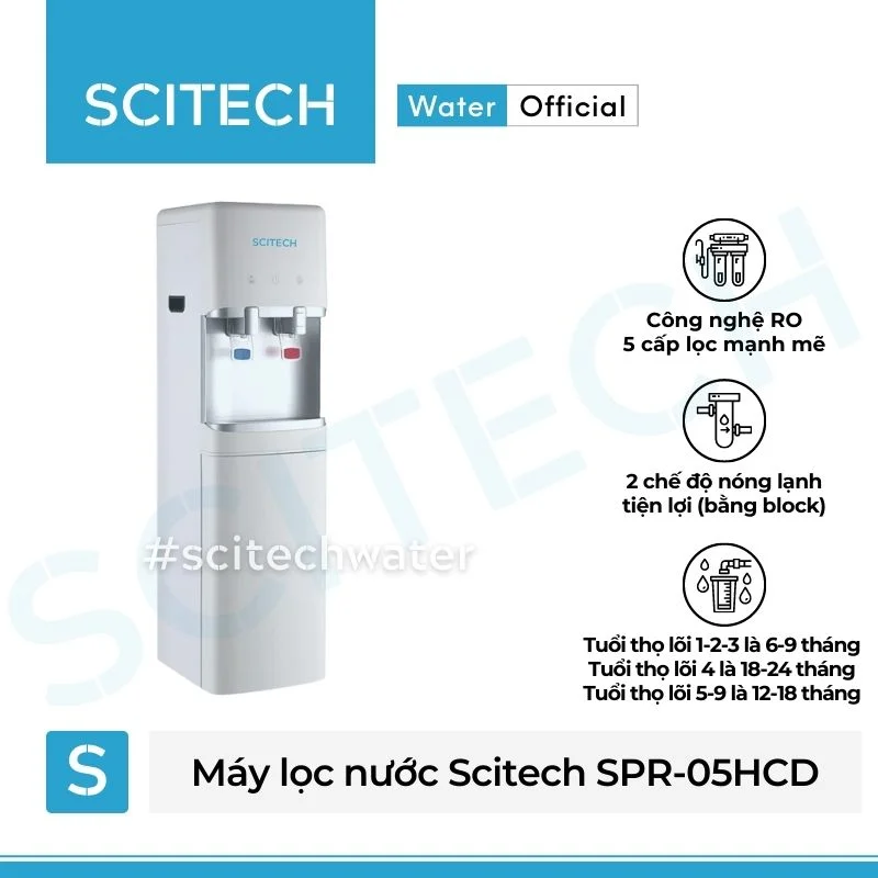 may loc nuoc nong lanh scitech spr-05hcd