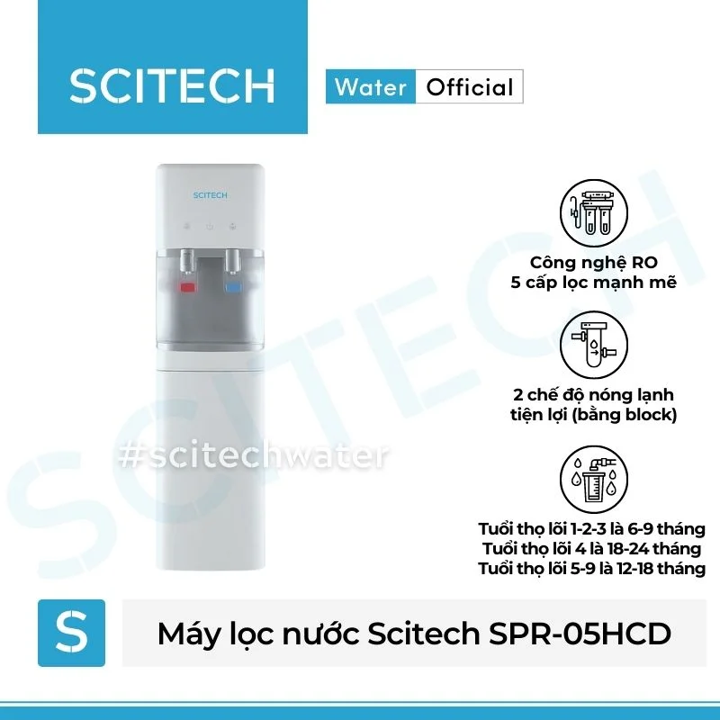 may loc nuoc nong lanh scitech spr-05hcd