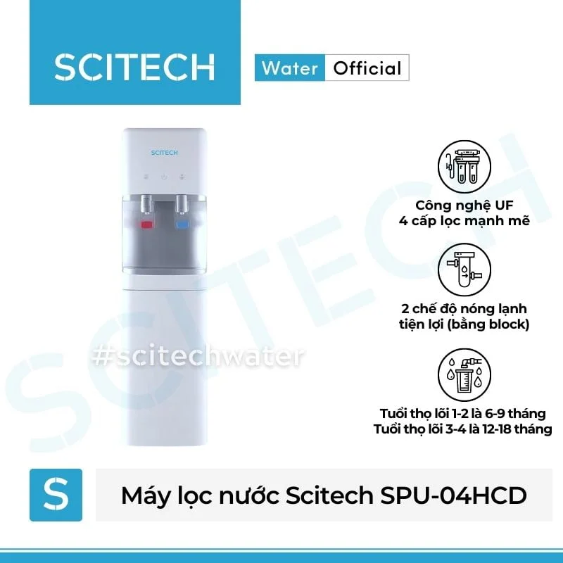 may loc nuoc nong lanh scitech spu-04hcd