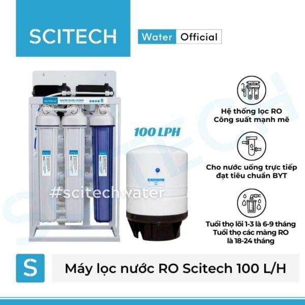 may loc nuoc ro ban cong nghiep scitech 100lph