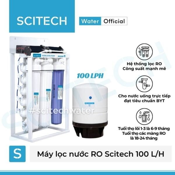 may loc nuoc ro ban cong nghiep scitech 100lph