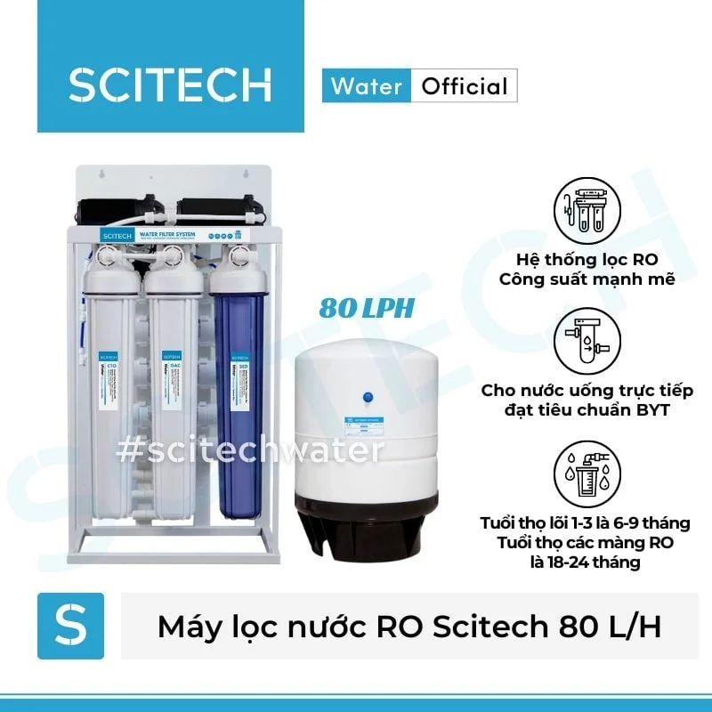 may loc nuoc ro ban cong nghiep scitech 80lph