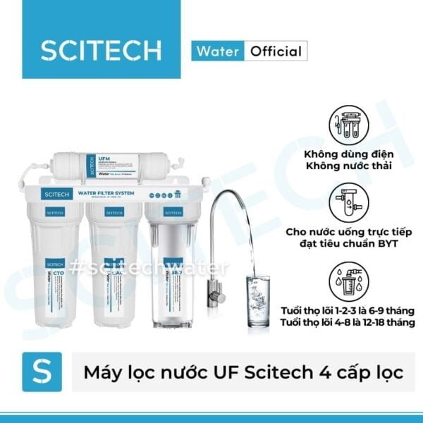 may loc nuoc uf scitech 4 cap loc