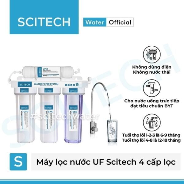 may loc nuoc uf scitech 4 cap loc