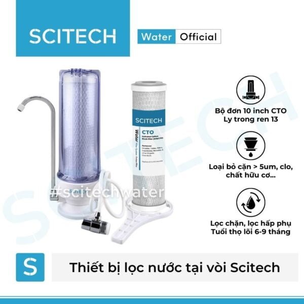 thiet bi loc nuoc tai voi de ban scitech tc1cto