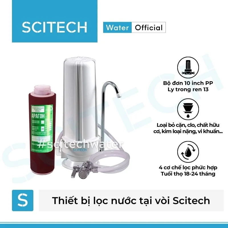 thiet bi loc nuoc tai voi de ban scitech tw1arg