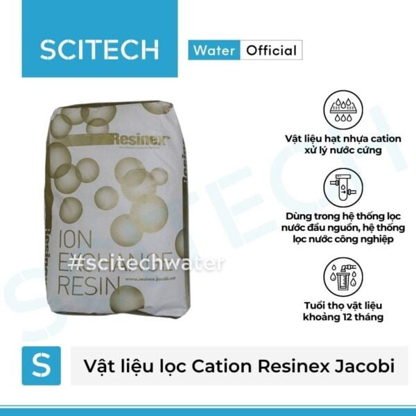 vat lieu loc cation resinex jacobi