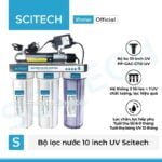 bo ba loc tho 10 inch uv scitech bo loc nuoc tho dau nguon 4 cap loc 10 inch uv scitech