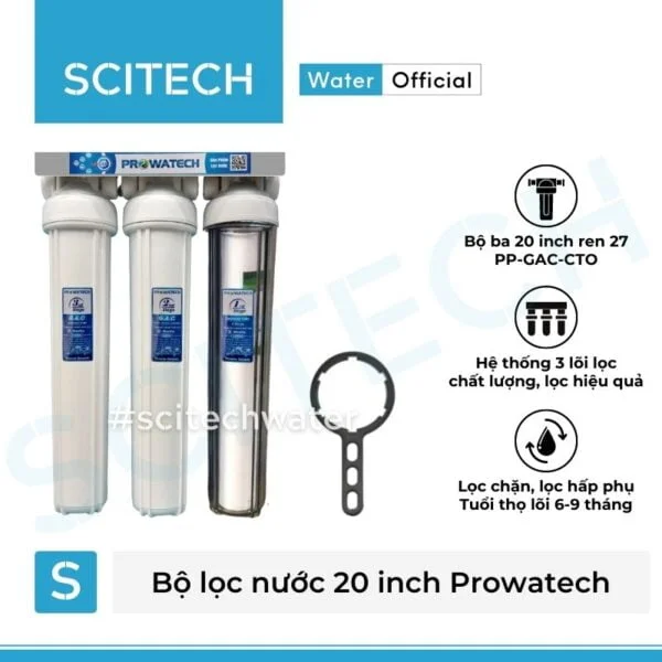 bo ba loc tho 20 inch prowatech