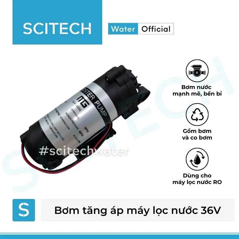 bom 36v bom tang ap may loc nuoc 36v