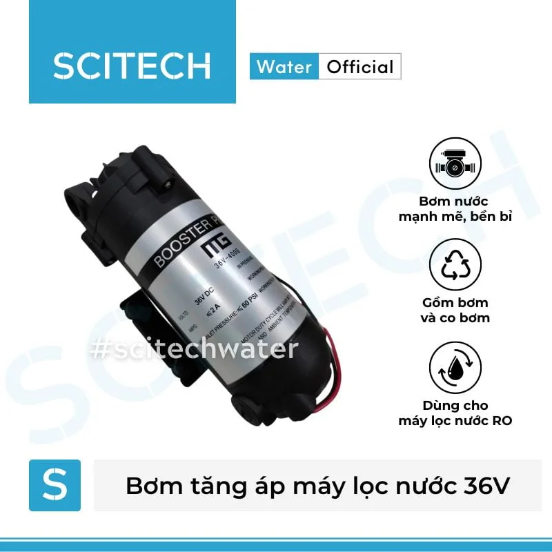 bom 36v bom tang ap may loc nuoc 36v