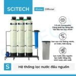 he thong lam mem nuoc 3 cot composite autovalve mau trang