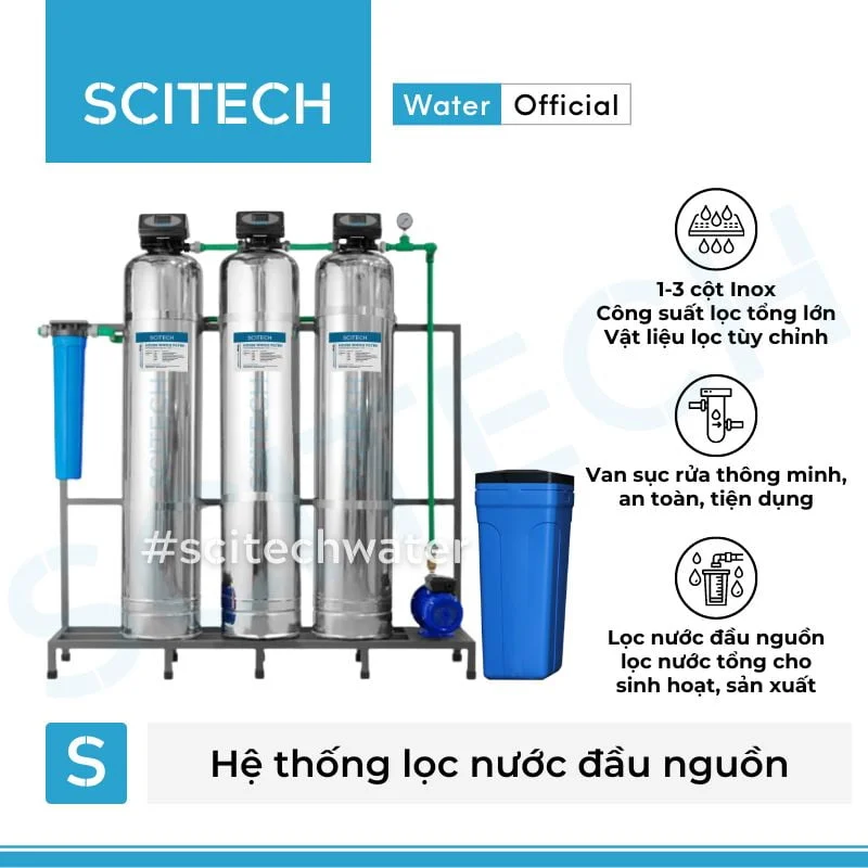 he thong lam mem nuoc 3 cot inox autovalve