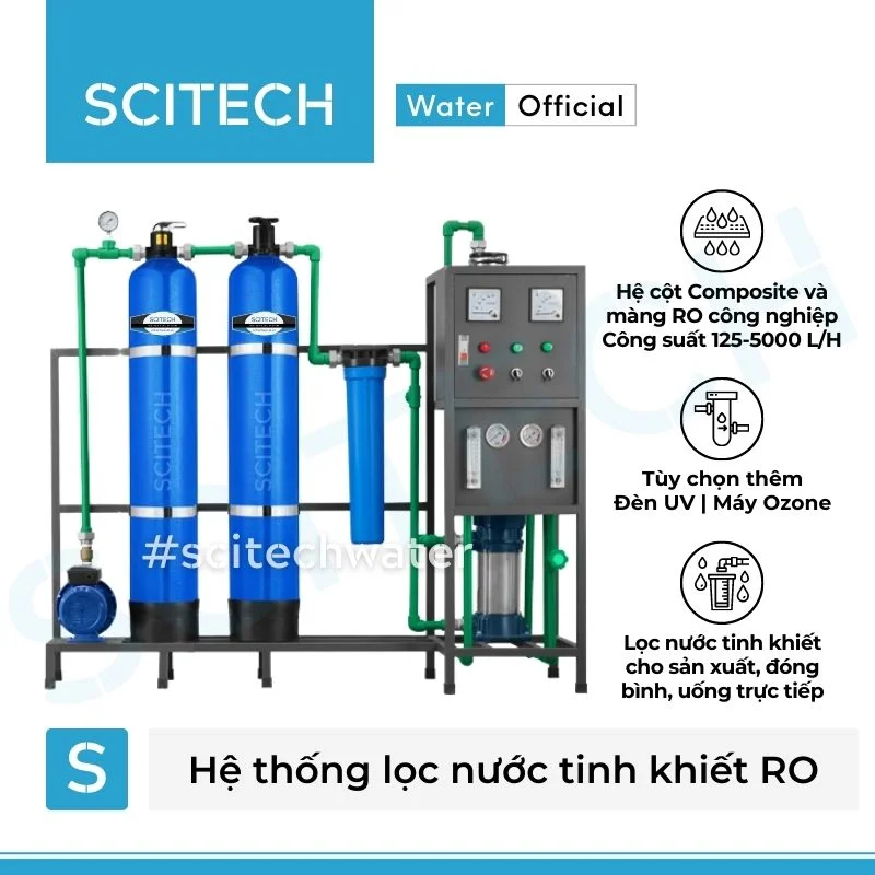 he thong loc nuoc cong nghiep 150lph