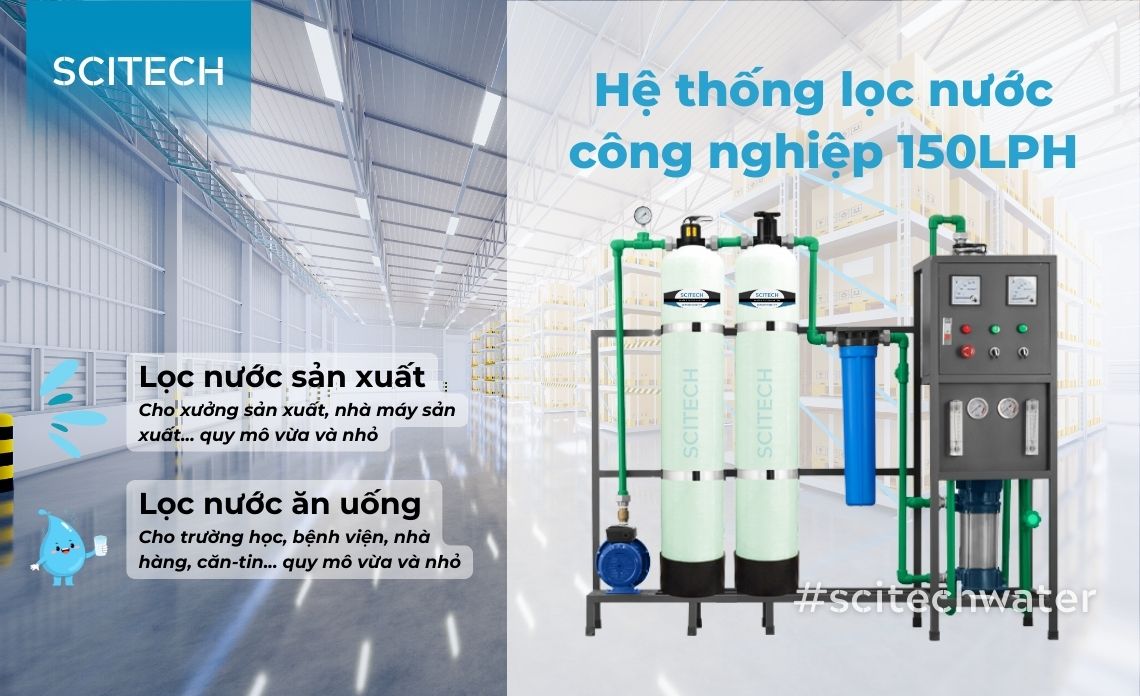 he thong loc nuoc cong nghiep 150lph