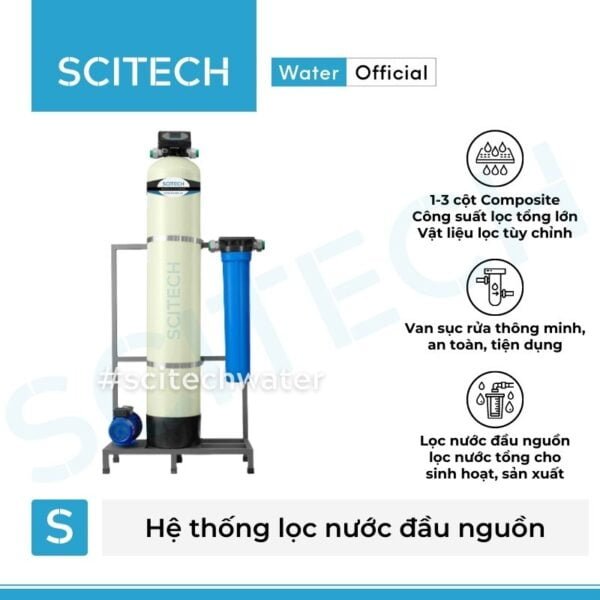 he thong loc nuoc dau nguon 1 cot composite autovalve mau trang