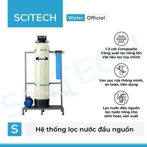 he thong loc nuoc dau nguon 1 cot composite autovalve mau trang