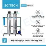 he thong loc nuoc dau nguon 2 cot inox autovalve