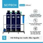 he thong loc nuoc dau nguon 3 cot composite autovalve mau den