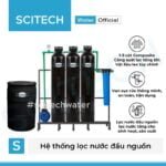 he thong loc nuoc gieng khoan 3 cot composite