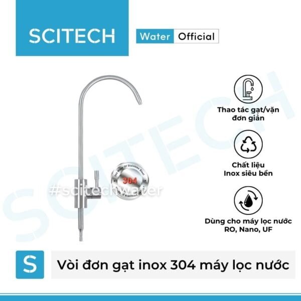 voi may loc nuoc inox 30